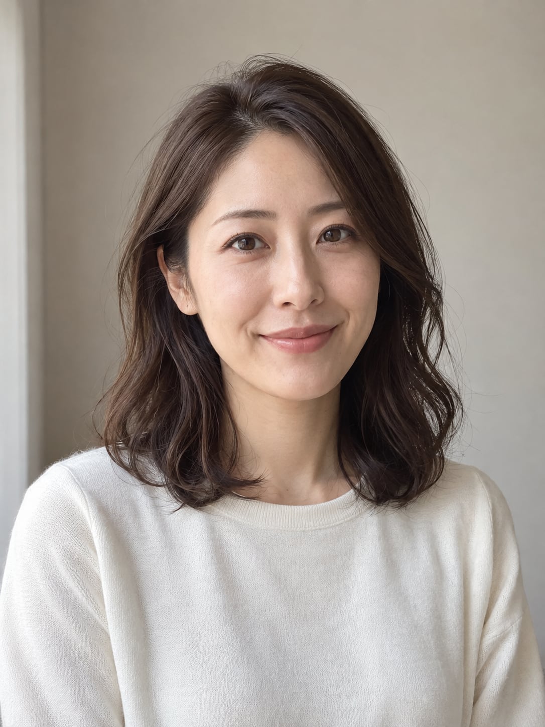 比較見本に使う架空の女性の参照写真